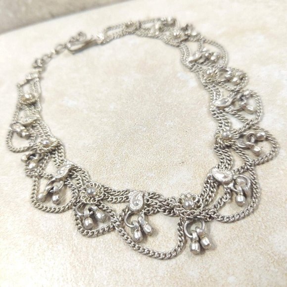 Ankle Bracelet Silver-Tone Anklets Boho Jewelry Leg  Vintage Trinket Jewel Gift - Picture 5 of 8